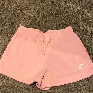 Nike Pink Athletic Shorts Lightweight Elastic Waist